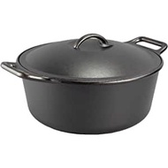 Lodge BOLD 7 Quart Seasoned Cast Iron Dutch Oven, Design-Forward Cookware
