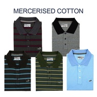 Crocodile Mercerized Cotton Polo T-shirt With Pocket