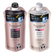 【100% Authentic】Kao Essential Smart Style Shampoo Refill 340ml + Conditioner Refill 340ml