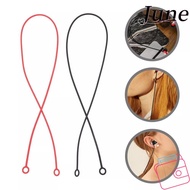 JUNE Earplug Lanyard, Silicone Double ring Earplugs Cord Silicone Loop, Safety Outdoor Travel Connec
