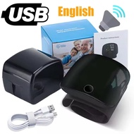 Smart LCD Rechargeable English Voice Wrist Blood Pressure Monitor Digital Automatic BP Tonometer Hea