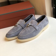 LP Women's Slip-On Loafers - Soft Genuine Leather Flat Shoes