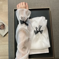 Sunscreen Sleeves Women Lace Ice Sleeves 2025 Ultraviolet-Proof Driving Loose Gloves Thin Style Ice 