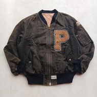 vintage flight jacket bomber tebal pink house canvas duck original not carhartt uniqlo the north fac