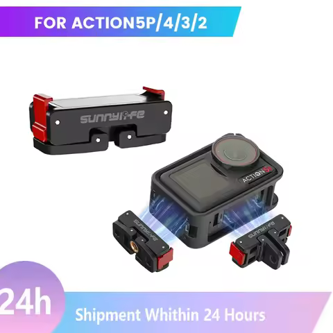 Magnetic Adapter Mount for DJI OSMO Nano/OSMO 360/Action 5 Pro/4/3 Foldable Quick Release Mount Base