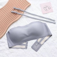 Strapless Bra Women Seamless Anti Slip Multiway Bra Small Chest Push Up Invisible Bra Lingerie