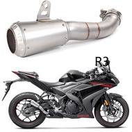 Slip On Exhaust For MT-03 MT03 R3 R25 Motorcycle Muffler YZF-R3 R3 R25 Exhaust Modified Moto Exhaust