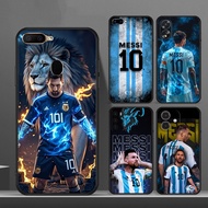 Black Soft Phone Case OPPO A5i OPPO A5X OPPO A5 Pro OPPO A5i Pro Messi Silicone Casing