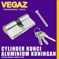 VEGAZ - Silinder Kunci Pintu Kuningan Aluminium Cylinder Pintu 60 mm