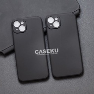 iphone 15 iphone 15 Plus iphone 15 Pro iphone 15 Pro Max Softcase Macaron Square Black / Case Square