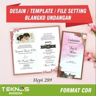 TEMPLATE UNDANGAN PERNIKAHAN - DESAIN UNDANGAN PERNIKAHAN - FILE