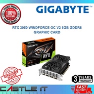 Gigabyte RTX 3050 Windforce OC V2 6GB GDDR6 Graphic Card Dual Fan Gaming GPU GV-N3050WF2OCV2-6GD