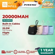Pineng PN-836PD Built-In Cable 22.5W 20000MAH Power Bank