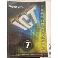 IGCSE ICT framework solutions Year 7 softcover used book