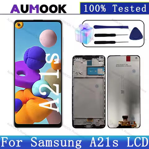 6.5" Tested LCD For Samsung Galaxy A21S Display A217F A217 LCD Touch Screen Digitizer Display For Ga