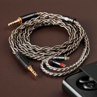 KBEAR DarkJade 2-Pin IEM Cable, 4 Strands, 252 Cores, 6N Silver-Plated Copper Foil, Pro Max Kabel IE