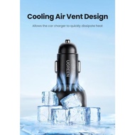 - Car Charger Ugreen 69W 130w Car Charger with 3 ports Black Car Server