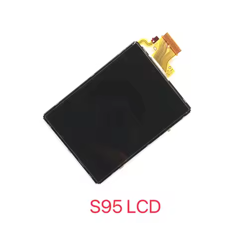 New Screen LCD Display for Canon Powershot S95 PC1565 with Backlight and Outer Glass Camera Replacem