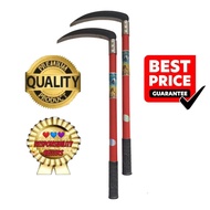 Pisau sabit rumput tajam berkualiti/Grass sickle steel(ready stock)