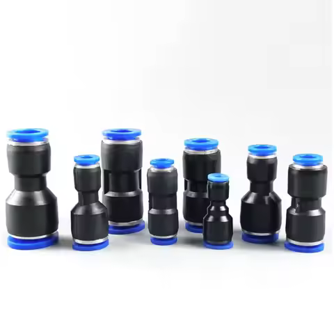 PG Air Quick Pneumatic Fitting Air Water Hose Tube Push in Straight Pneumatic Connector 4/6/8/10/12/
