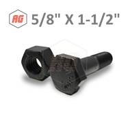 HTB GRADE ASTM A325 STEEL BOLT + 2H NUT 5/8 X 1-1/2