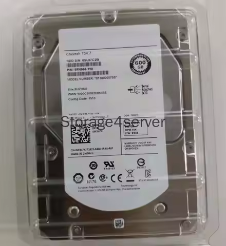 For DELL MD3200 MD1200 600G 15K 3.5" SAS Storage HDD