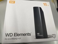 二手 西部數據 western digital WD Elements 18TB 外置硬碟 硬盤
