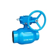 DN125-DN700 Gear actuated PN16 PN25 PN40 carbon steel RPTFE seal welded ball valve