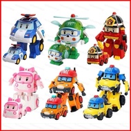 DC1 Deformed Police Car Poli Toy Car Kids Baby Enlightenment Toys Amber Roy Helly Mark Bucky Deforma