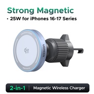 UGREEN MPP 15W Qi2 25W Magsafe Car Air Vent  Mount Wireless Charger Qi2.2  for iPhone 17 16 15 14 Pr