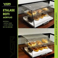 Etalase Acrylic | Display Roti |Etalase Roti Akrilik | Etalase makanan
