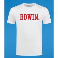 T-SHIRT EDWIN WHITE COTTON AND MICROFIBER