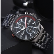 Fashion Trendy boss Men's Watch Quartz Movement Two-Eye Chronograph Multi-Function Business Watch/Sp