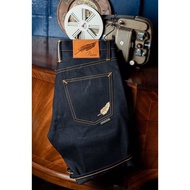 Pinion denim 15ozขาสั้นindigo