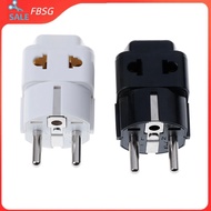 FBSG 1 to 2 Splitter Germany France 5mm plug to universal UK/US/EU/AU 2/ 3 pin soet HOT