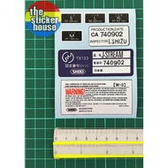 SHOEI J-STREAM (STICKER DALAM HELMET) STICKER PRINTING LAMINATED DESIGNS JSTREAM HELMET