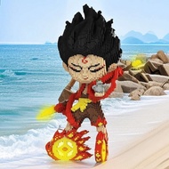 2025ของเล่น Nezha ชุดบล็อกตัวต่อใช้ได้กับเลโก้แบบเรืองแสงสำหรับของเล่นก่อสร้างผู้ใหญ่ Nezha