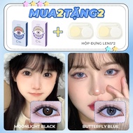 [Mua 2 tặng 2] Kính áp tròng Mystic Eyes 14.5MM Big Eyes 0 độ 2hộp đựng kính áp tròng Hạn sử dụng 6 