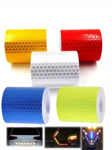 3M/1M Car Reflective Tape Auto Safety Warning Sticker Reflector Protective Tape Strip Film for Truck