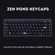 [ TECHINEER ] GMK Zen Pond Keycaps Cherry Profile 134 Dye Sublimation Keycaps
