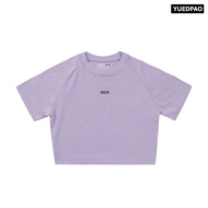Yuedpao (ใหม่ล่าสุด!!) เสื้อยืด Super Tee Crop Multi Function สี Lavender Frost