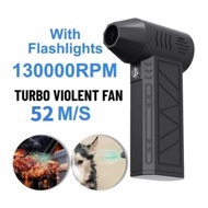 Air Blower Turbo Jet Fan Violent Electric Air Speed 130000 RPM Mini Blower Wind Speed 52 m/s Jet Fan