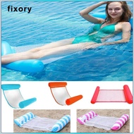 fixory Durable Pool Floating Hammock Water Inflated Bed Pillow Mattress Party Fun Toy