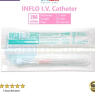 Onemed Inflo Iv Catheter 20G X 32mm / Infusion Needle - PER 5 PCS