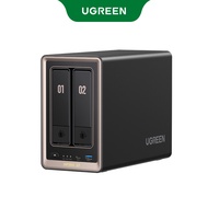 UGREEN NAS DXP2800 GT 2-Bay Desktop Network Attached Storage AMD R2514 CPU 8GB DDR4 RAM 10GbE 2X M.2