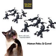 Lipas Lizard Cicak Prank Fake Palsu Cat Toy