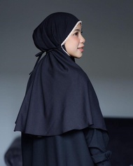 ADIBA RENDA PUTIH JILBAB INSTAN / KERUDUNG SYARI / KERUDUNG MURAH