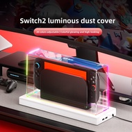 20 Color Adjustable Luminous Dust Cover, Nintendo Switch 2/OLED, Acrylic Dust Cover, Protective Case
