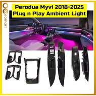 Perodua Myvi 2018 - 2025 Plug n Player Starry Design Ambient Light Myvi MG3 Myvi New Interior LED Am