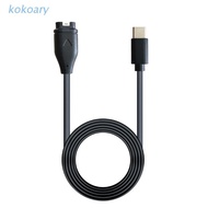 KOK For Garmin-Fenix6 6S 6X 5 5S 5X Forerunner 245 Type-c Fast Charger Data Cable